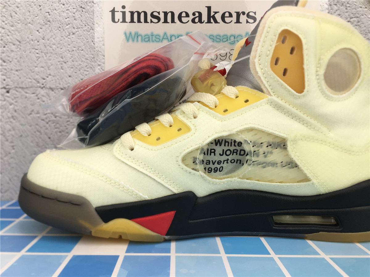 OG Batch Off-white x Air Jordan Retro 5 SP DH8565 100